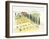 Tuscan Villa II-Jennifer Paxton Parker-Framed Art Print