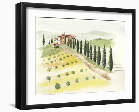 Tuscan Villa II-Jennifer Paxton Parker-Framed Art Print