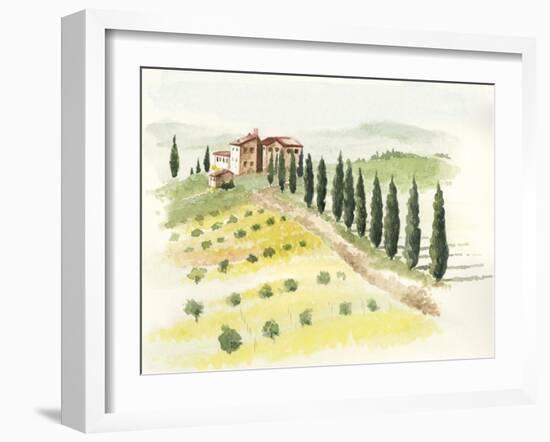 Tuscan Villa II-Jennifer Paxton Parker-Framed Art Print