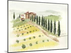 Tuscan Villa II-Jennifer Paxton Parker-Mounted Art Print