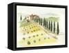 Tuscan Villa II-Jennifer Paxton Parker-Framed Stretched Canvas