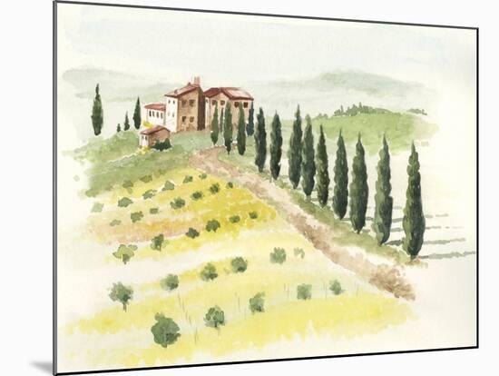 Tuscan Villa II-Jennifer Paxton Parker-Mounted Art Print