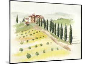 Tuscan Villa II-Jennifer Paxton Parker-Mounted Art Print