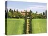 Tuscan Villa near the Town Pienza, Italy-Dennis Flaherty-Stretched Canvas