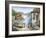 Tuscan Villas on the Lake-Marilyn Dunlap-Framed Art Print