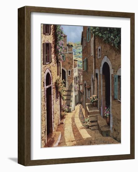 Tuscan Walkway-Guido Borelli-Framed Art Print