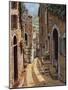 Tuscan Walkway-Guido Borelli-Mounted Art Print