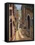 Tuscan Walkway-Guido Borelli-Framed Stretched Canvas