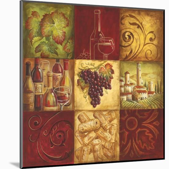 Tuscan Wine II-Gregory Gorham-Mounted Art Print