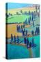 Tuscany, 2021 (acrylic on board)-Paul Powis-Stretched Canvas