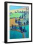 Tuscany, 2021 (acrylic on board)-Paul Powis-Framed Giclee Print