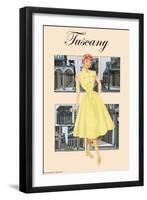 Tuscany 50's Fashon-null-Framed Art Print