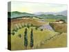 Tuscany Afternoon I-Kris Taylor-Stretched Canvas