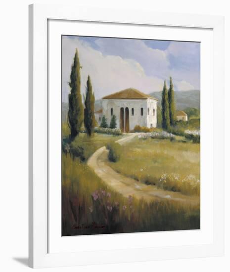 Tuscany Afternoon-Carolyne Hawley-Framed Art Print