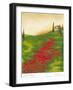 Tuscany at Sunset I-Jennifer Goldberger-Framed Art Print