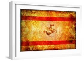 Tuscany Flag-michal812-Framed Art Print