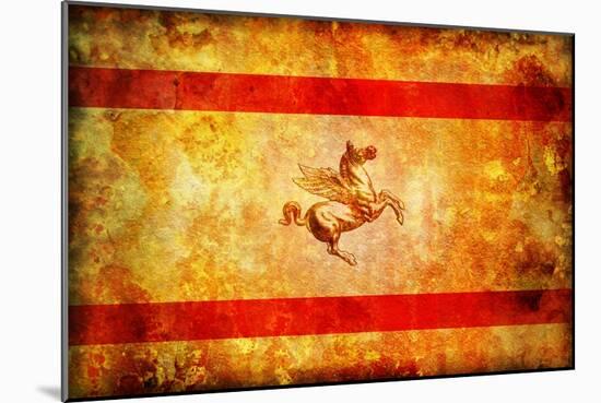 Tuscany Flag-michal812-Mounted Art Print