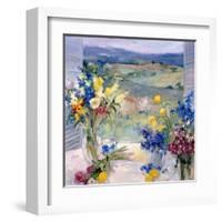 Tuscany Floral-Allayn Stevens-Framed Art Print