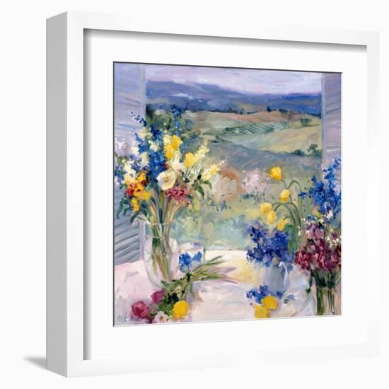 Tuscany Floral-Allayn Stevens-Framed Art Print