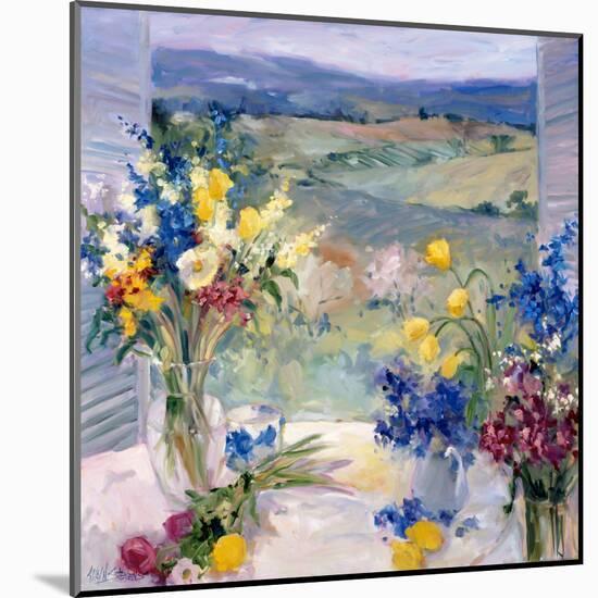 Tuscany Floral-Allayn Stevens-Mounted Art Print