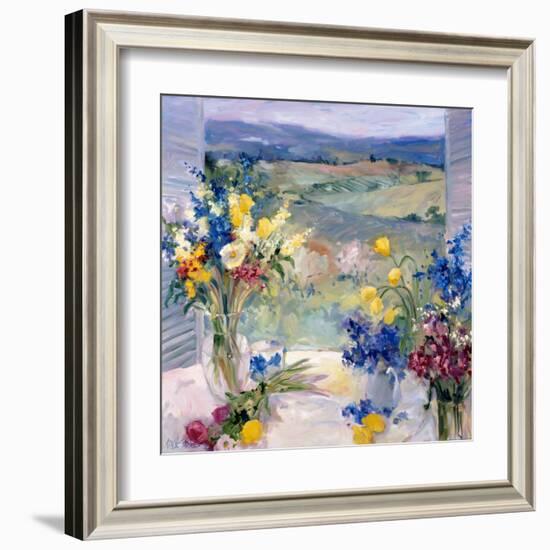 Tuscany Floral-Allayn Stevens-Framed Art Print