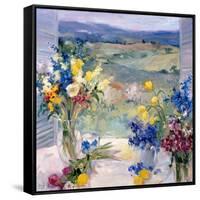 Tuscany Floral-Allayn Stevens-Framed Stretched Canvas