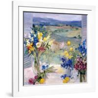 Tuscany Floral-Allayn Stevens-Framed Art Print