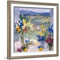 Tuscany Floral-Allayn Stevens-Framed Art Print