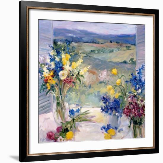 Tuscany Floral-Allayn Stevens-Framed Art Print