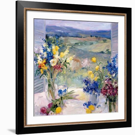 Tuscany Floral-Allayn Stevens-Framed Art Print