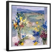 Tuscany Floral-Allayn Stevens-Framed Art Print