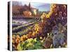 Tuscany Harvest-Clif Hadfield-Stretched Canvas