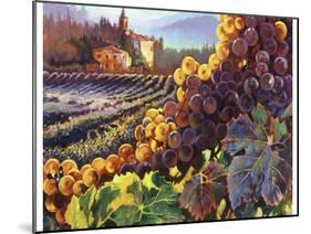 Tuscany Harvest-Clif Hadfield-Mounted Art Print