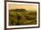 Tuscany hills at sunrise, Val d'Orcia, Tuscany,Italy.-ClickAlps-Framed Photographic Print