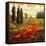 Tuscany in Bloom I-JM Steele-Framed Stretched Canvas