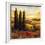 Tuscany in Bloom IV-null-Framed Giclee Print