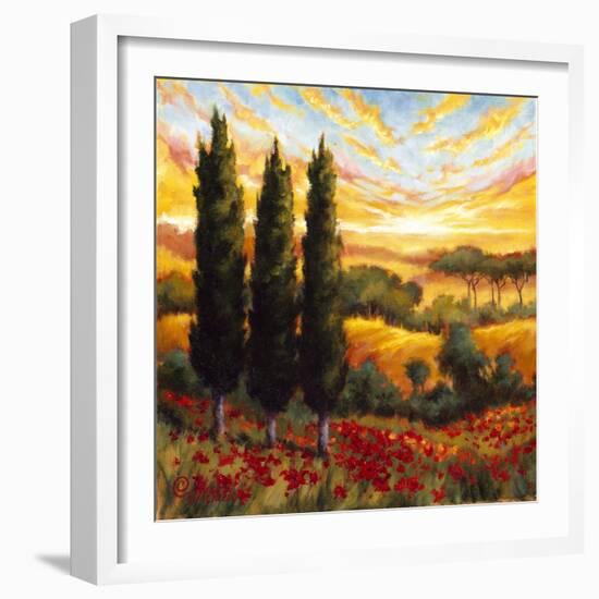 Tuscany in Bloom IV-null-Framed Giclee Print