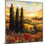 Tuscany in Bloom IV-null-Mounted Giclee Print