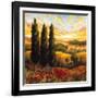 Tuscany in Bloom IV-null-Framed Giclee Print