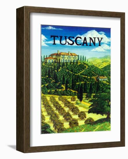 Tuscany Italy-Caroline Haliday-Framed Giclee Print