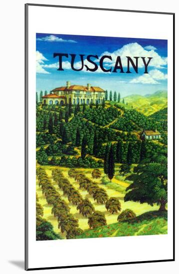 Tuscany Italy-Caroline Haliday-Mounted Giclee Print