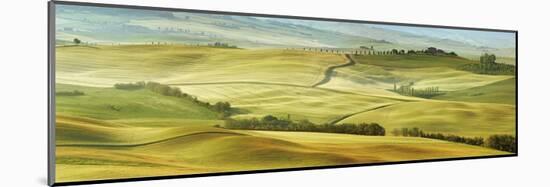 Tuscany landscape, Val d'Orcia, Italy-Frank Krahmer-Mounted Art Print