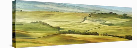 Tuscany landscape, Val d'Orcia, Italy-Frank Krahmer-Stretched Canvas
