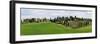 Tuscany landscape with farm, cypress and olive trees. Tuscany, Italy.-Tom Norring-Framed Photographic Print