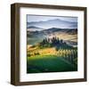 Tuscany Panorama Italy-null-Framed Art Print