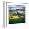 Tuscany Panorama Italy-null-Framed Art Print