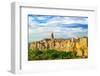 Tuscany, Pitigliano Medieval Village Panorama Landscape. Italy-stevanzz-Framed Photographic Print