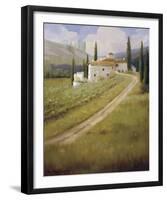 Tuscany Vineyard-Hawley-Framed Art Print
