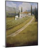 Tuscany Vineyard-Hawley-Mounted Giclee Print