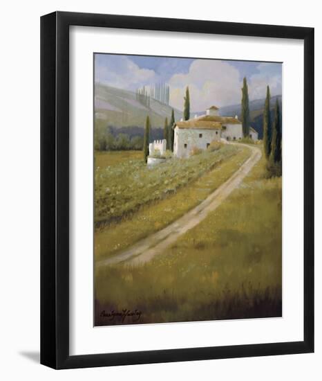 Tuscany Vineyard-Hawley-Framed Giclee Print